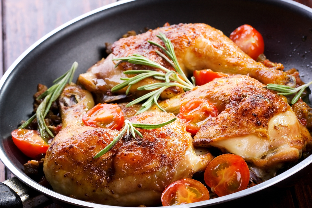 Chicken legs with apricot rosemary (1)